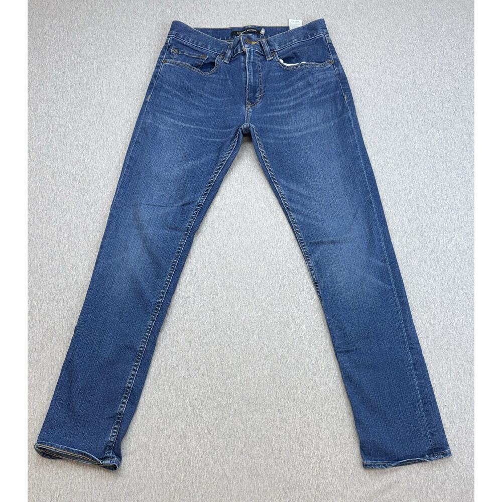 Banana Republic Jeans Mens 30 x 30 Blue Cotton Blend Stretch Slim Fit‎ Straight